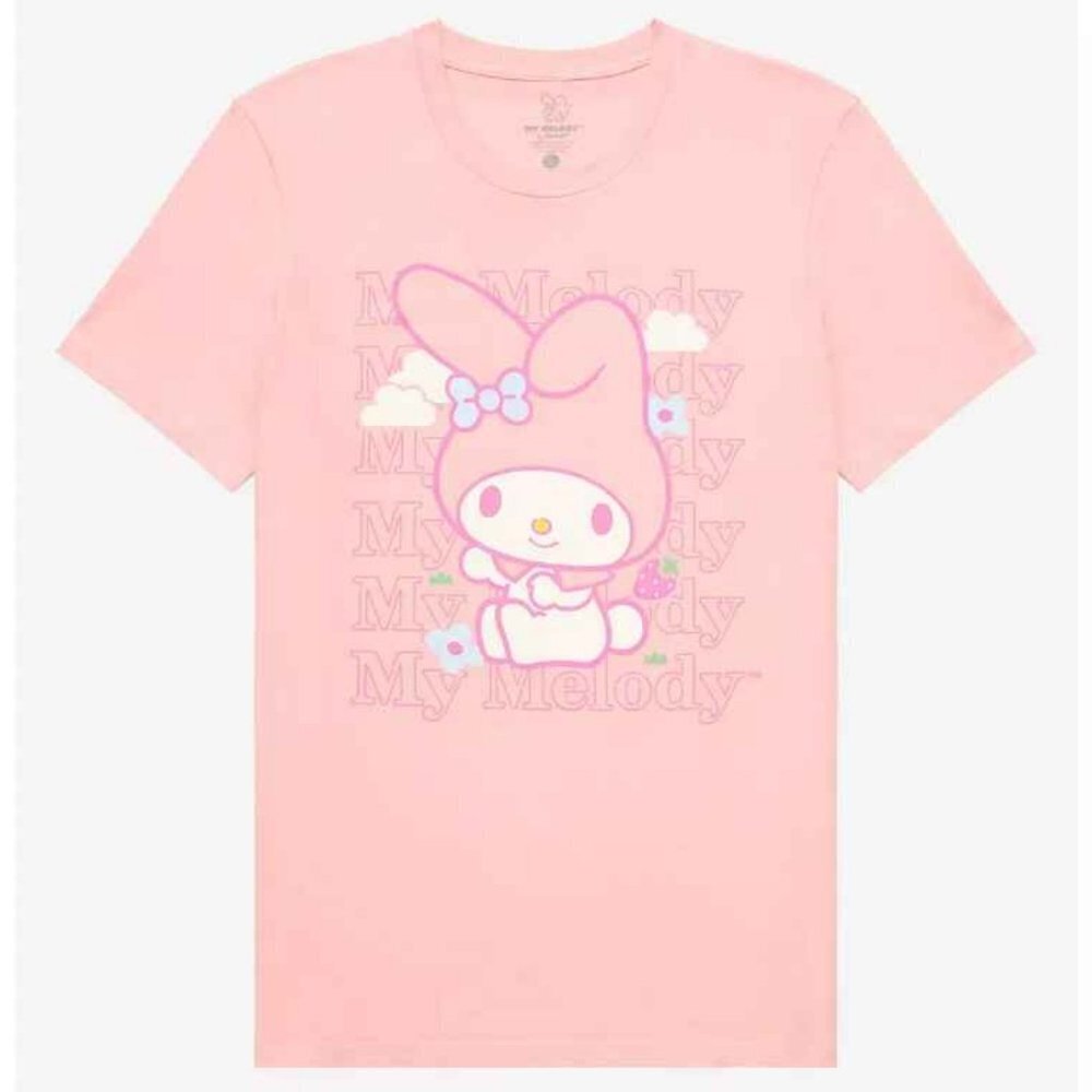 Retired! My Melody Flowers Boyfriend Fit T-Shirt